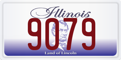 IL license plate 9079