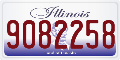 IL license plate 9082258