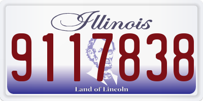 IL license plate 9117838