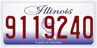 IL license plate 9119240