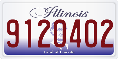 IL license plate 9120402