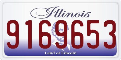 IL license plate 9169653