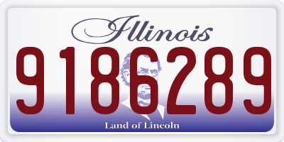 IL license plate 9186289