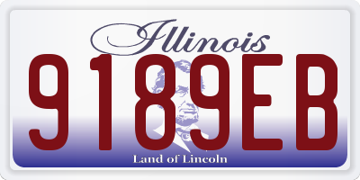 IL license plate 9189EB