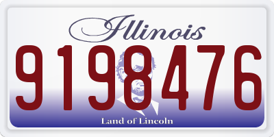 IL license plate 9198476