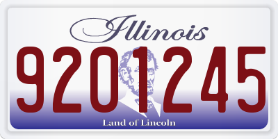 IL license plate 9201245