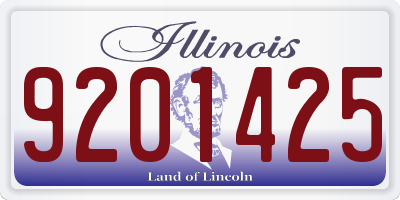 IL license plate 9201425