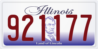 IL license plate 921177