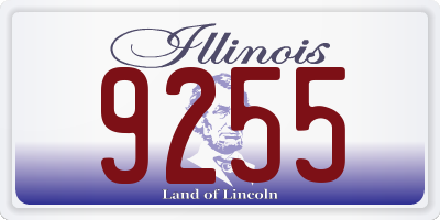 IL license plate 9255