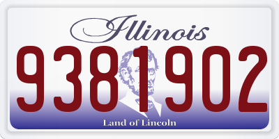 IL license plate 9381902