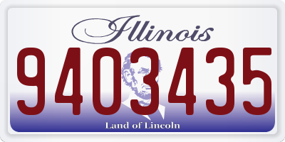 IL license plate 9403435