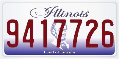 IL license plate 9417726