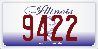 IL license plate 9422