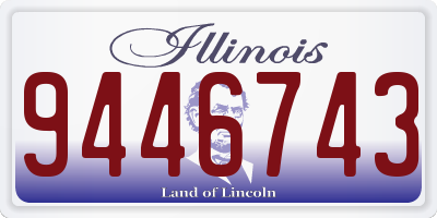 IL license plate 9446743