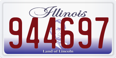 IL license plate 944697