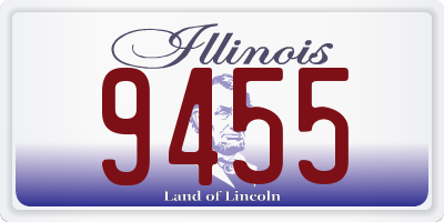 IL license plate 9455