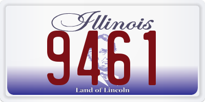 IL license plate 9461