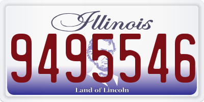 IL license plate 9495546