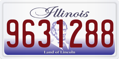 IL license plate 9631288