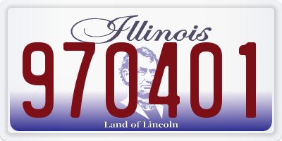 IL license plate 970401