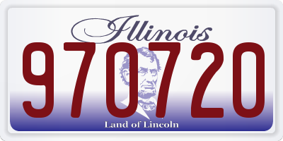 IL license plate 970720