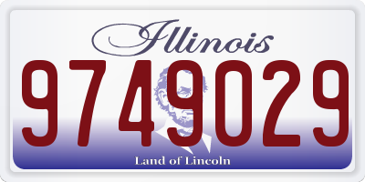 IL license plate 9749029