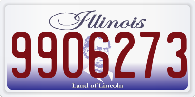 IL license plate 9906273