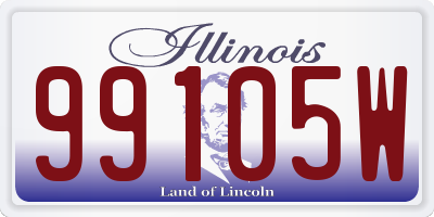 IL license plate 99105W