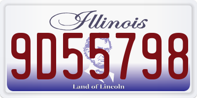 IL license plate 9D55798