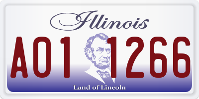IL license plate A011266