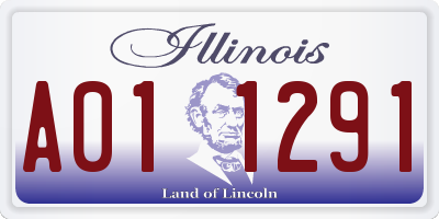 IL license plate A011291