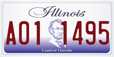 IL license plate A011495