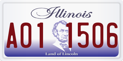 IL license plate A011506