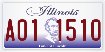 IL license plate A011510