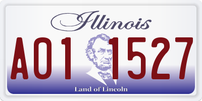 IL license plate A011527