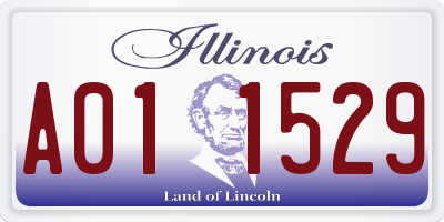 IL license plate A011529