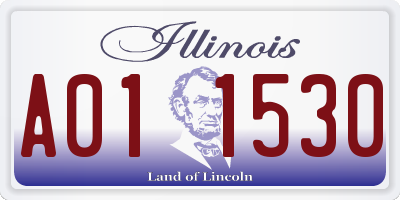 IL license plate A011530