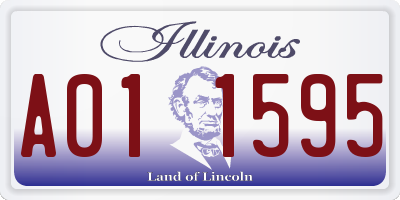 IL license plate A011595