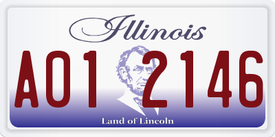 IL license plate A012146