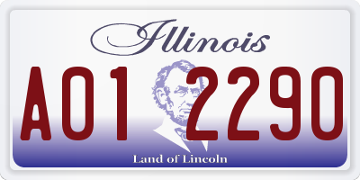 IL license plate A012290