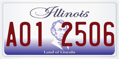 IL license plate A012506