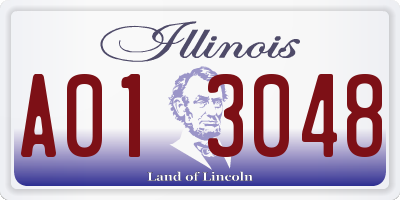 IL license plate A013048