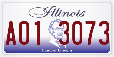 IL license plate A013073