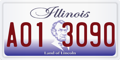 IL license plate A013090