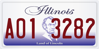 IL license plate A013282