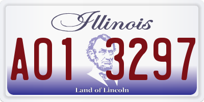 IL license plate A013297