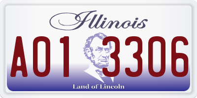 IL license plate A013306