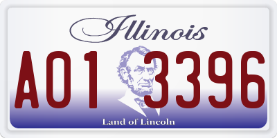 IL license plate A013396