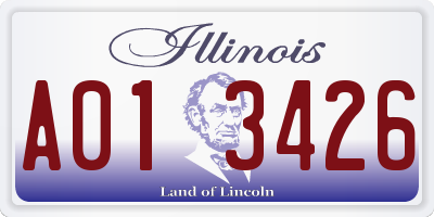 IL license plate A013426