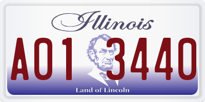 IL license plate A013440